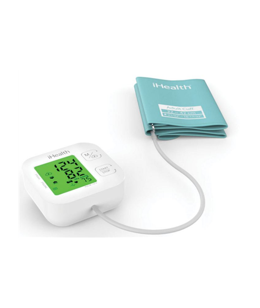 iHealth Track KN-550BT Wireless Bluetooth connection, White/Blue, Weight 438 g, Calculation of blood pressure (systolic and