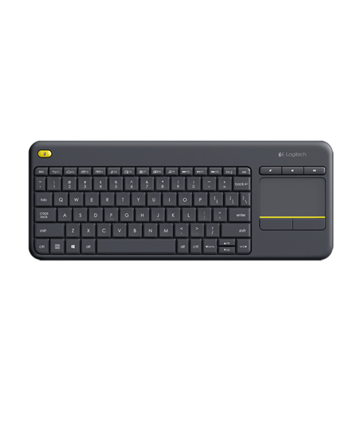 Беспроводная клавиатура Logitech K400 Plus с тачпадом - Черный (NL) Беспроводная клавиатура Logitech K400 Plus с тачпадом - Черный (NL)