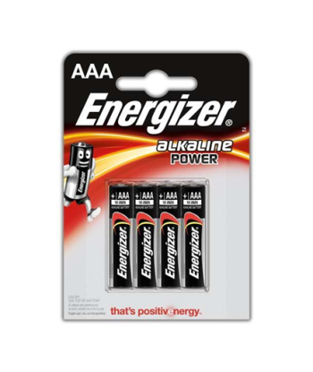 Energizer Alkaline Power AAA patareid, 4 tk