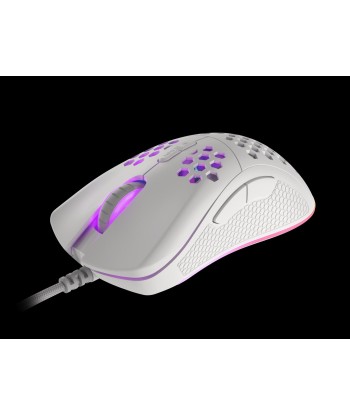 Genesis Krypton 555 Mängurihiir - Juhtmega, Optiline, USB 2.0, Valge