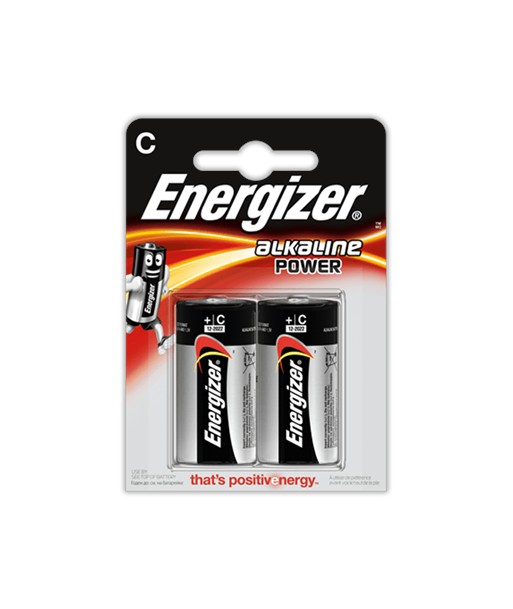 Energizer Alkaline Power C LR14 Patareid - 2 tk Energizer Alkaline Power C LR14 Patareid - 2 tk
