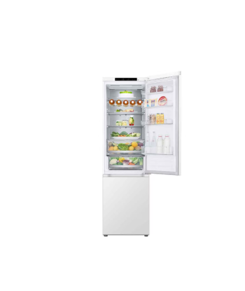 LG GBV5240DSW Refrigerator - White, 203cm, Bottom Freezer, D Energy Class