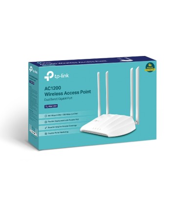 Access Point TP-LINK 1200 Mbps IEEE 802.11a IEEE 802.11b IEEE 802.11g IEEE 802.11n IEEE 802.11ac 1x10/100/1000M TL-WA1201