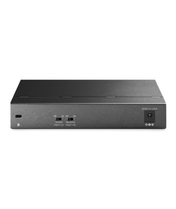 Switch TP-LINK TL-SG1006PP Desktop/pedestal 6x10Base-T / 100Base-TX / 1000Base-T PoE+ ports 4 TL-SG1006PP