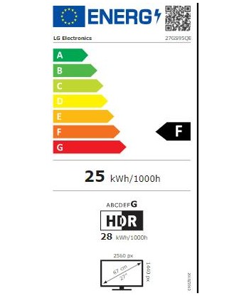 LG 27GS95QE-B 26.5" OLED mängurimonitor, 240Hz, QHD
