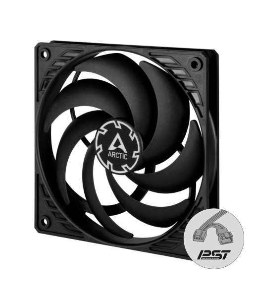 Arctic P12 PWM PST Вентилятор для корпуса - 120мм - Черный Arctic P12 PWM PST Вентилятор для корпуса - 120мм - Черный