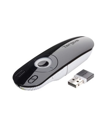 Targus   Laser Presentation Remote   Black, Grey   Plastic   * Clear & intuitive layout enables users to open and operate a