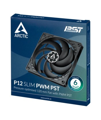Arctic P12 PWM PST Вентилятор для корпуса - 120мм - Черный