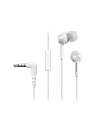 Panasonic Canal type RP-TCM115E-W Wired, In-ear, Microphone, 3.5 mm, White