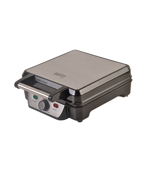 Camry Waffle maker CR 3025 1150 W, Number of pastry 4, Belgium, Black/Stainless steel