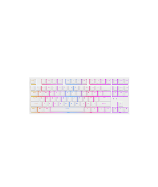 Механическая игровая клавиатура White THOR 404 TKL RGB Genesis Wired US USB Type-A 1005 g Механическая игровая клавиатура White THOR 404 TKL RGB Genesis Wired US USB Type-A 1005 g