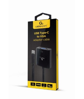 Gembird USB-C to VGA Adapter - Seamless Display Connection