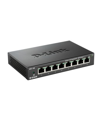 D-Link, Ethernet Switch, DES-108/E, Unmanaged, Desktop, 10/100 Mbps (RJ-45) ports quantity 8, 60 month(s)