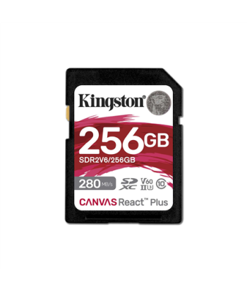 Kingston Canvas React Plus 256 GB SD Flash memory class 10
