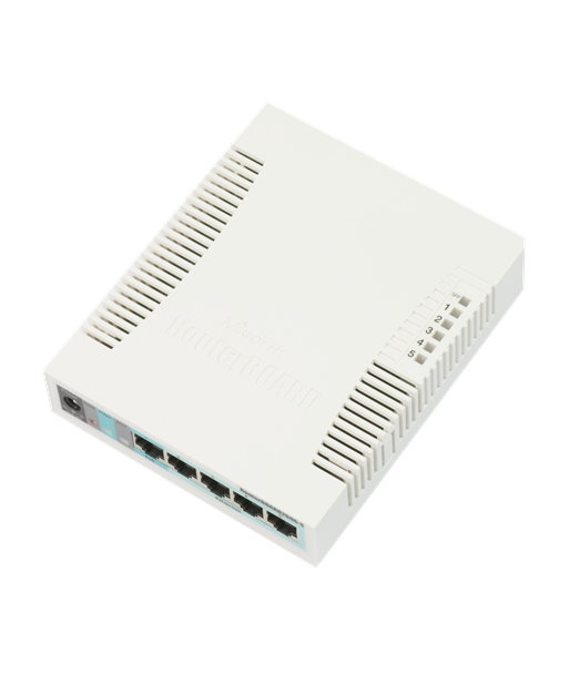 Switch MIKROTIK CSS106-5G-1S Desktop/pedestal 5x10Base-T / 100Base-TX / 1000Base-T 1xSFP CSS106-5G-1S