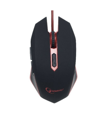 Gembird Gaming mouse, Black/red, MUSG-001-G, USB