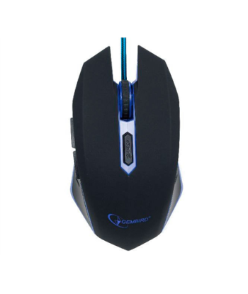 Gembird MUSG-002 Gaming Mouse - Blue USB - Precise Control & Stylish Design