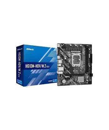 ASRock H610M-HDV/M.2 R2.0 Micro ATX Emaplaat - Intel H610 Kiibistik, LGA 1700