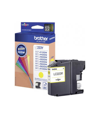 Brother LC-223Y Ink Cartridge, Yellow
