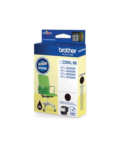 Brother LC-229XLBK Musta Värvi Tint Brother LC-229XLBK Musta Värvi Tint