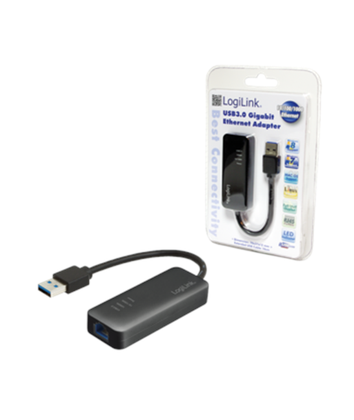 LogiLink USB 3.0 to Gigabit Ethernet Adapter - UA0184 LogiLink USB 3.0 to Gigabit Ethernet Adapter - UA0184
