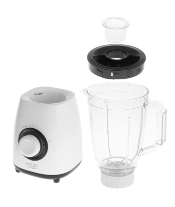 Adler Blender with jar AD 4085 Tabletop 1000 W Jar material Plastic Jar capacity 1.5 L White