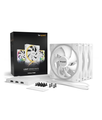 CASE FAN 140MM LIGHT WINGS PWM/WHITE BL102 BE QUIET