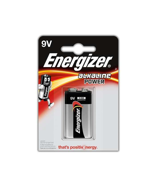 Energizer Alkaline Power 9V Patarei (6LR61) - Üksikpakend Energizer Alkaline Power 9V Patarei (6LR61) - Üksikpakend