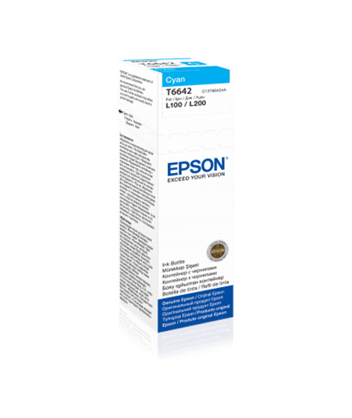 Чернила Epson T6642 Ink bottle 70ml, Cyan