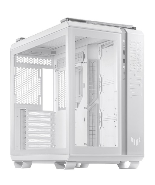 Case ASUS TUF Gaming GT502 MidiTower Case product features Transparent panel Not included ATX MicroATX MiniITX Colour White Case ASUS TUF Gaming GT502 MidiTower Case product features Transparent panel Not included ATX MicroATX MiniITX Colour White