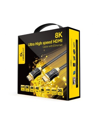 CABLE HDMI-HDMI 20M AOC PREM/CCBP-HDMI8K-AOC-20M GEMBIRD