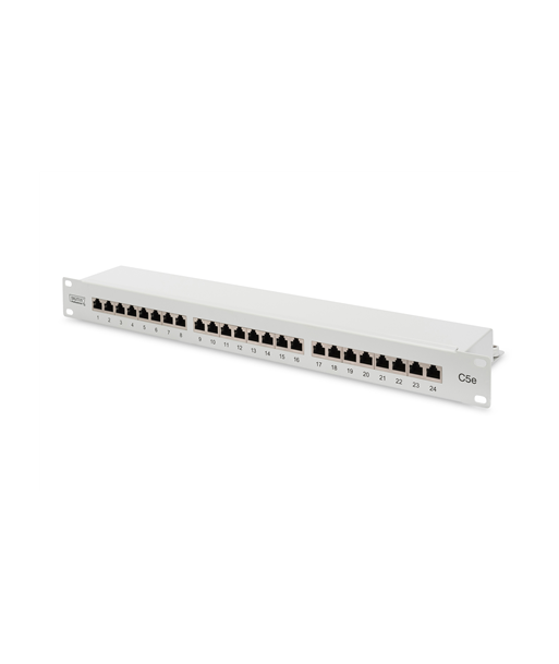 Digitus CAT 5e Patch Panel, 24 Port RJ45, Valge Digitus CAT 5e Patch Panel, 24 Port RJ45, Valge