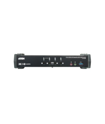 Aten 4-Pordiline USB3.0 4K DisplayPort KVMP Lüliti MST Hubiga