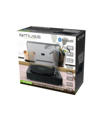Muse Turntable Stereo System MT-106WB Turntable Stereo System USB port AUX in