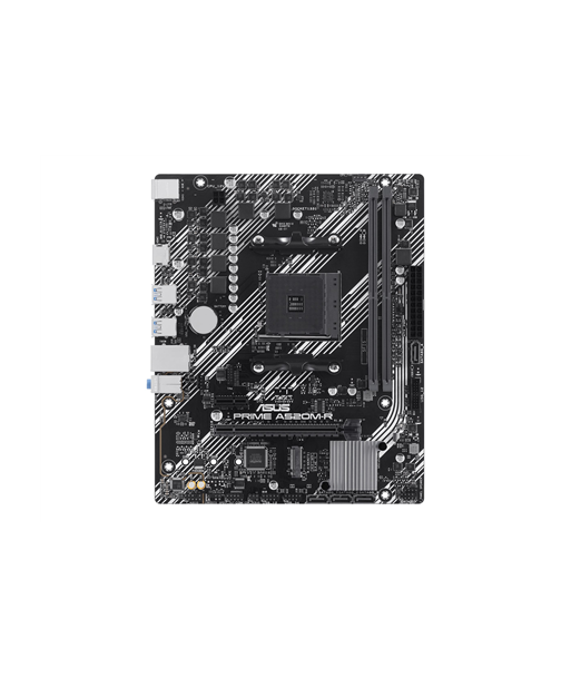 ASUS PRIME A520M-R Processor family AMD A520 Processor socket 1 x Socket AM4 2 DIMM slots - DDR4, ECC, unbuffered