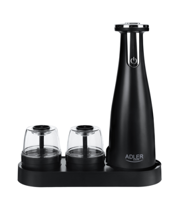 Adler AD 4449b Electric Salt & Pepper Grinder - Modern Design, Effortless Seasoning