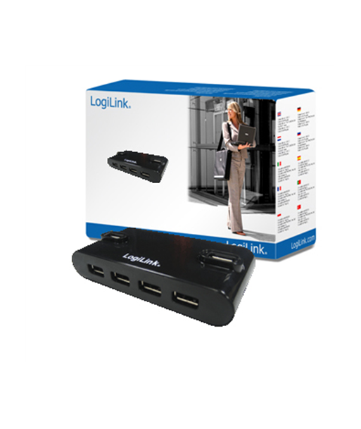 USB 2.0 Hub - 4 Порта с Адаптером Питания (EAN: 4052792004410) USB 2.0 Hub - 4 Порта с Адаптером Питания (EAN: 4052792004410)