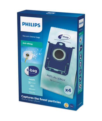 Пылесборники Philips S-Bag Classic Long Performance FC8021/03 для пылесоса (4 шт.)