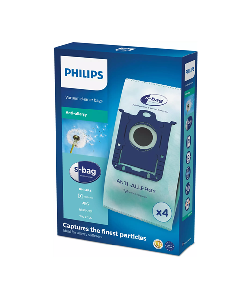 Пылесборники Philips S-Bag Classic Long Performance FC8021/03 для пылесоса (4 шт.) Пылесборники Philips S-Bag Classic Long Performance FC8021/03 для пылесоса (4 шт.)