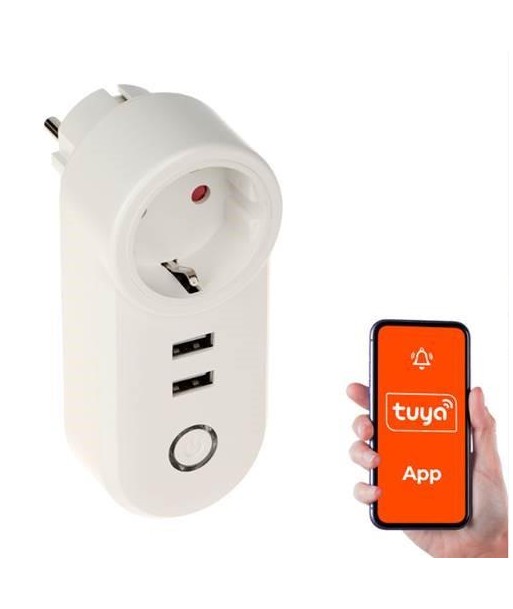 SMART HOME WIFI SMART SOCKET/USB ATLO-P1U2-TUYA GENWAY