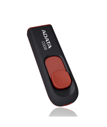 ADATA C008 32GB USB 2.0 Flash Drive - Black/Red