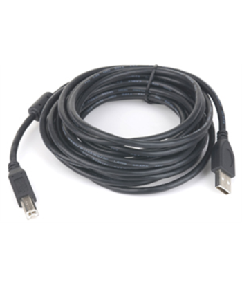 USB 2.0 A-plug B-plug 3 m (10 ft) cable with ferrite core Gembird