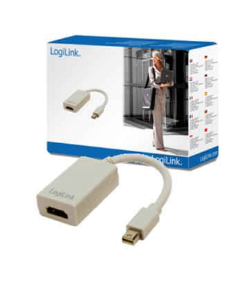Logilink Adapter Mini DisplayPort to HDMI with Audio: HDMI A, Mini DisplayPort
