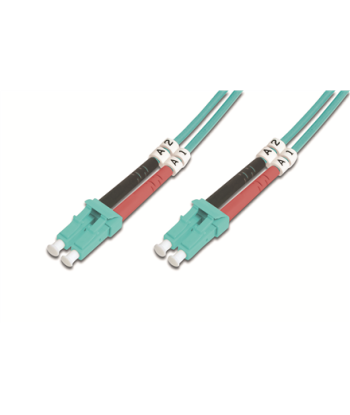 Digitus Patch Cord FO, LC to LC MM OM3 50/125 µ, 1m