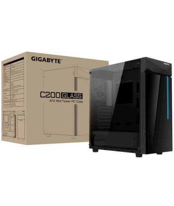 GIGABYTE C200 GLASS Midi-Tower korpus - must