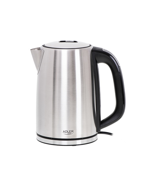 Adler, Kettle, AD 1340, Electric, 2200 W, 1.7 L, Stainless steel, 360° rotational base, Inox