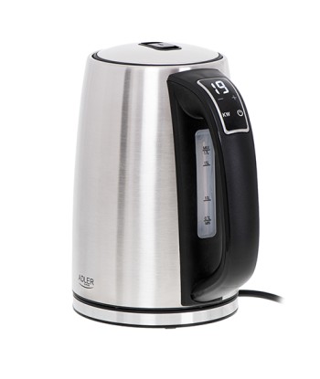 Adler, Kettle, AD 1340, Electric, 2200 W, 1.7 L, Stainless steel, 360° rotational base, Inox