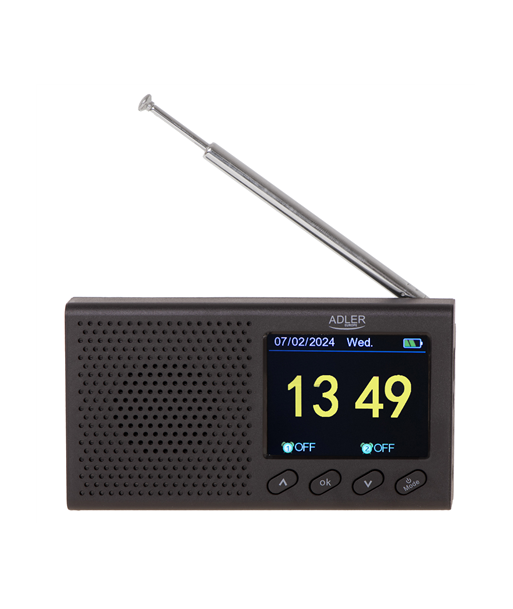Adler AD 1198 FM Дорожное Радио - Черный (87.5-108 MHz, RDS, 3W) Adler AD 1198 FM Дорожное Радио - Черный (87.5-108 MHz, RDS, 3W)