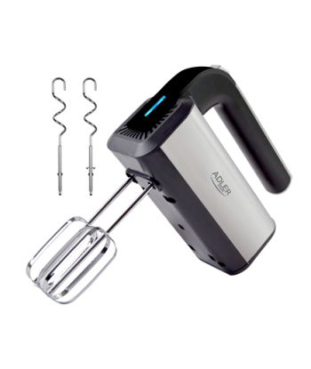 Adler AD 4225 Hand mixer Hand Mixer 300 W Number of speeds 5 Turbo mode Stainless steel