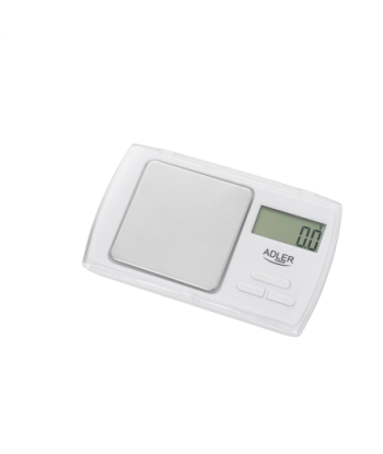 Ювелирные весы Adler AD 3161 Maximum weight (capacity) 0.5 kg Accuracy 0.01 g White